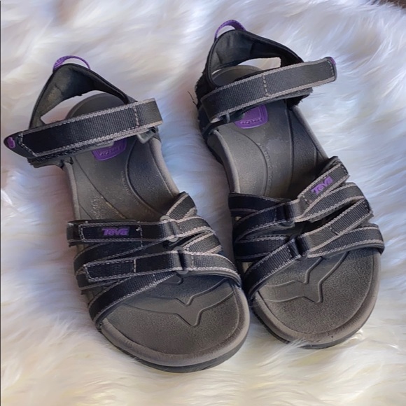 teva sandals purple